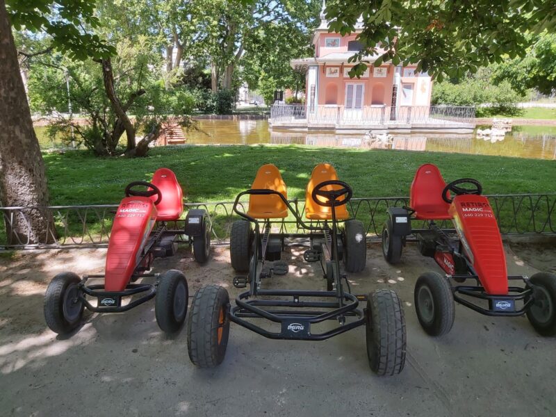 Alquiler de karts a pedales en Madrid centro | Retiro Magic