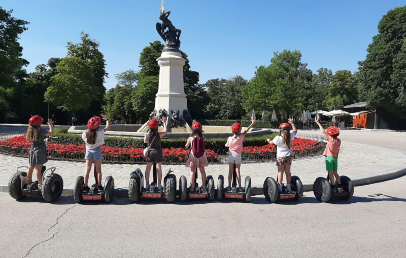 Segway para niños en el Parque del Retiro de Madrid | Retiro Mágico